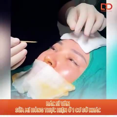 CẬN CẢNH KẾT QUẢ SỬA MÍ HỎNG ĐÃ TỪNG CẮT Ở 1 CƠ SỞ KHÁC